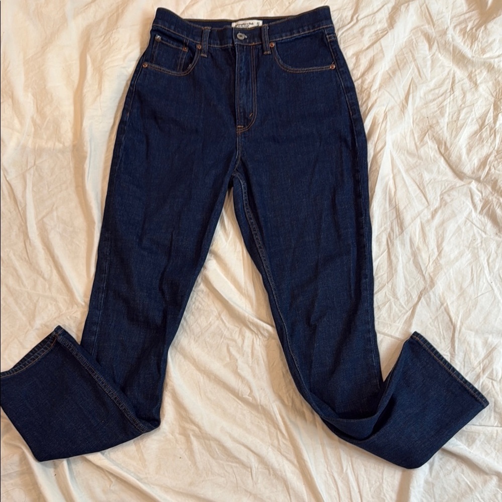 Abercrombie & Fitch Indigo Slim Straight Jeans